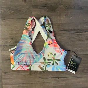 Floral Nike Light Support Sports Bra (NWT)